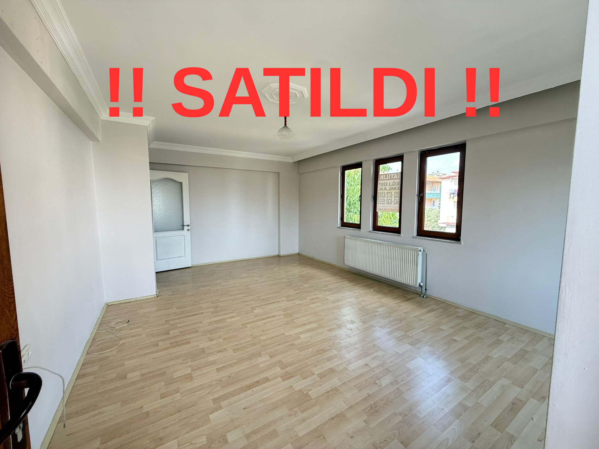 Muğla Yatağan Yeni Mahallede Park Yanında Satılık 3+1 Daire